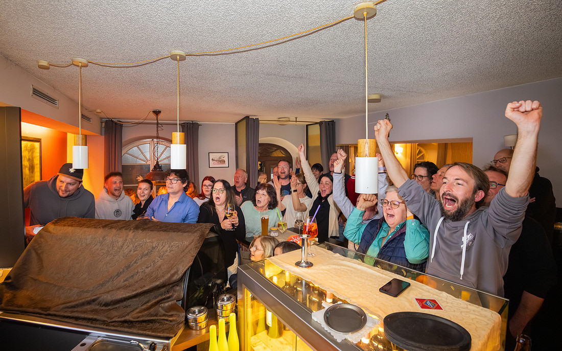 Wahlparty beim Paganini